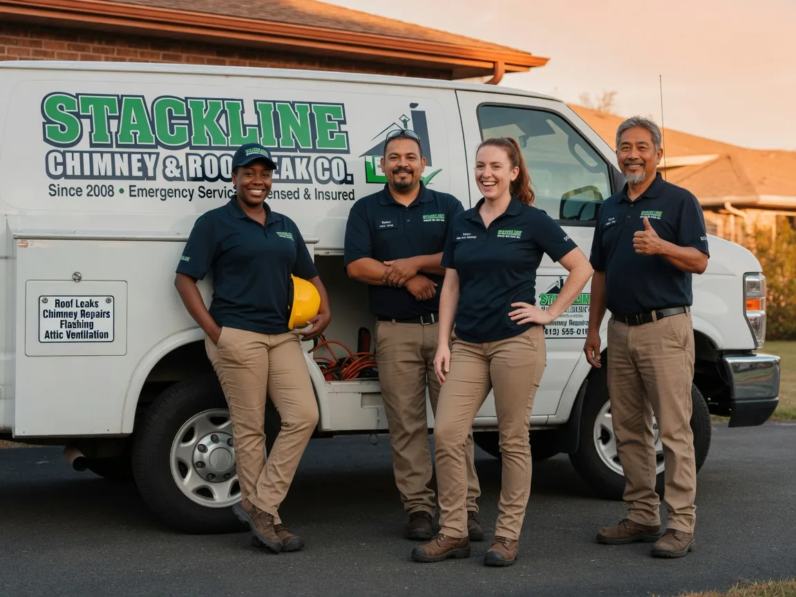 Chimney flashing repair company in Monmouth, OR